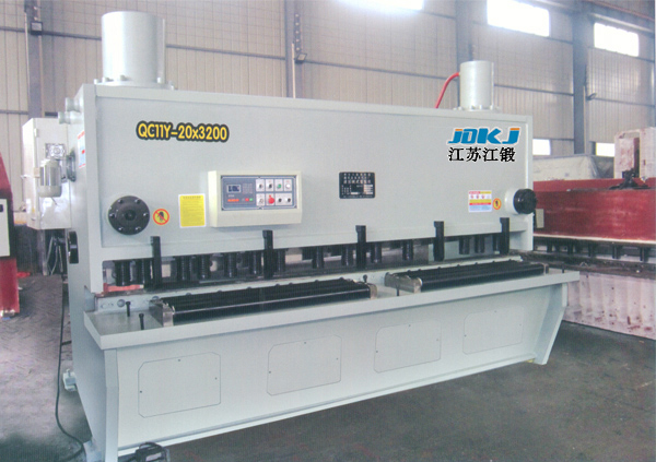 液壓閘式剪板機(jī)系統(tǒng)工作流程